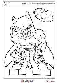 lego-batman boyama sayfaları